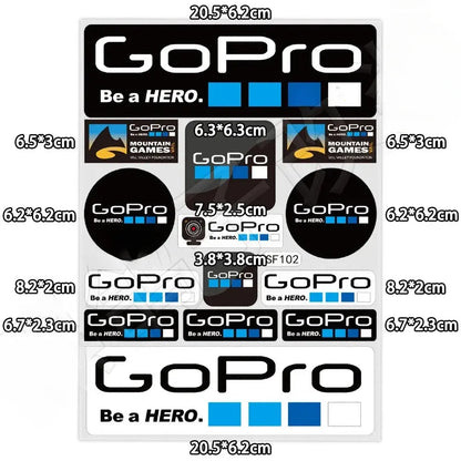 Sticker Master GoPro HERO Extreme Sports Sticker Motor Araç Çıkartma Etiket - Sticker Master