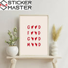 Good Food Good Mood Poster Mutfak Tablosu | Sticker Master