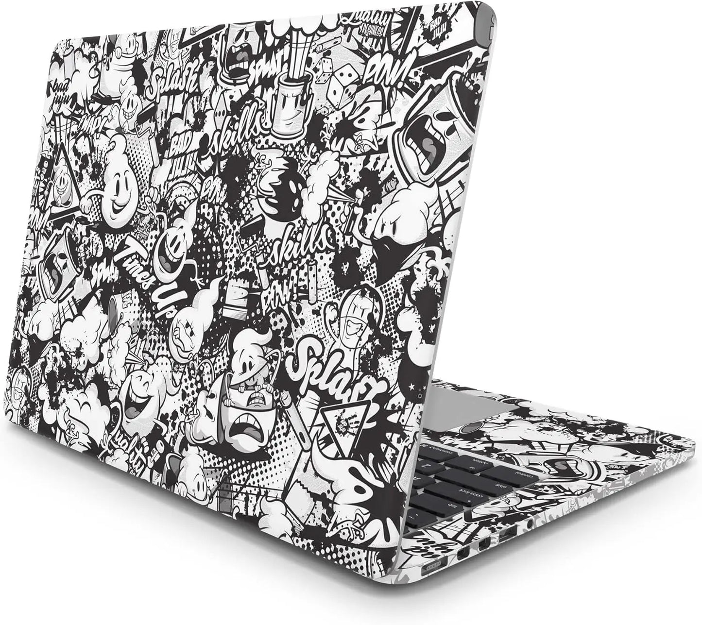 Sticker Master Stickerbomb 4 Evrensel Sticker Dizüstü Bilgisayar Vinil Sticker Decal 12" 13" 13.3" 14" 15" 15.4" 15.6 inç Dizüstü Bilgisayar Çıkartma Koruyucu Macbook Asus Acer Hp Lenovo Huawei Dell İçin - Sticker Master