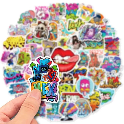 Graffiti Sticker Seti (50 Adet) Sokak Sanatı Etiketi | Sticker Master - Sticker Master