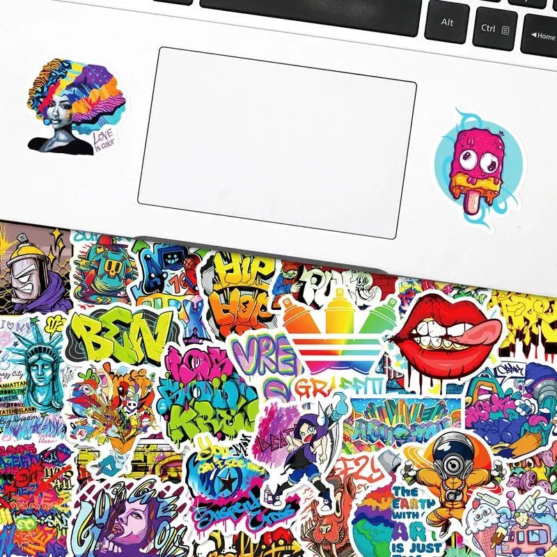 Graffiti Sticker Seti (50 Adet) Sokak Sanatı Etiketi | Sticker Master - Sticker Master
