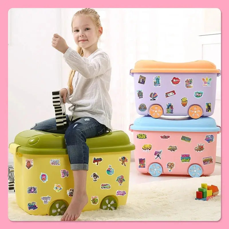 Graffiti Sticker Seti (50 Adet) Sokak Sanatı Etiketi | Sticker Master - Sticker Master