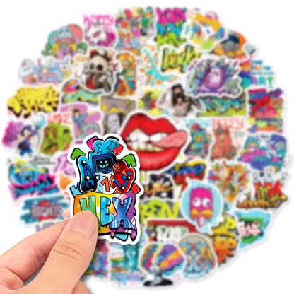 Graffiti Sticker Seti (50 Adet) Sokak Sanatı Etiketi | Sticker Master - Sticker Master