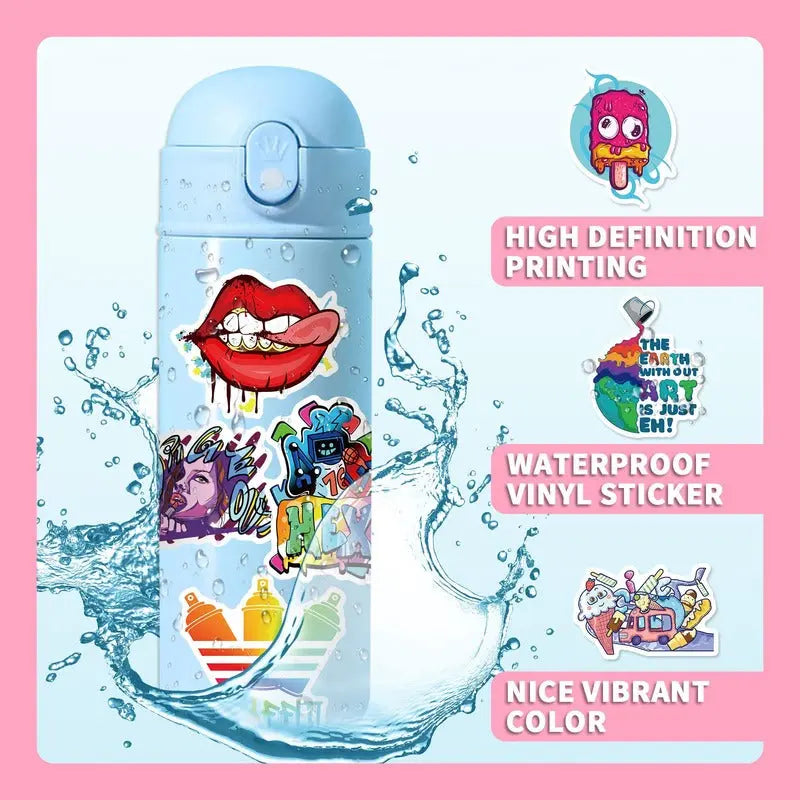 Graffiti Sticker Seti (50 Adet) Sokak Sanatı Etiketi | Sticker Master - Sticker Master