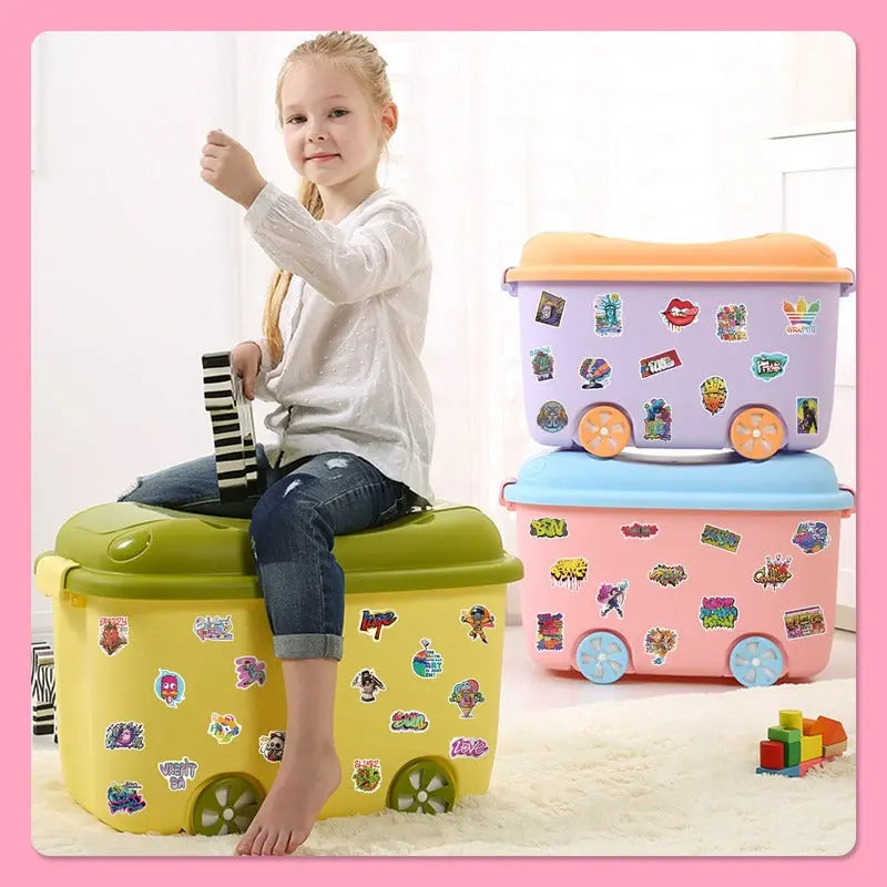 Graffiti Sticker Seti (50 Adet) Sokak Sanatı Etiketi | Sticker Master - Sticker Master