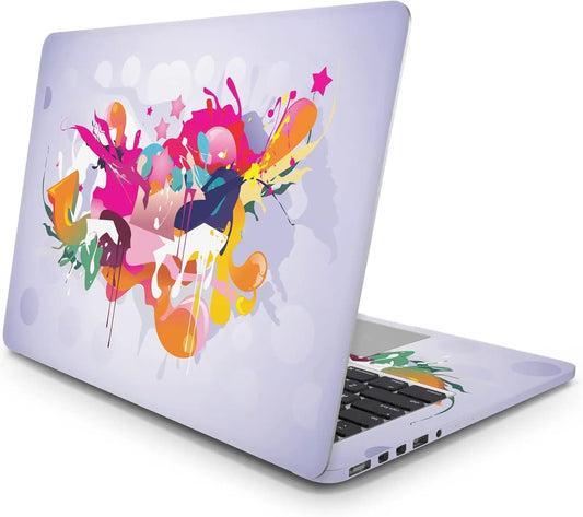Sticker Master Color Design 1 Evrensel Sticker Dizüstü Bilgisayar Vinil Sticker Decal 12" 13" 13.3" 14" 15" 15.4" 15.6 inç Dizüstü Bilgisayar Çıkartma Koruyucu Macbook Asus Acer Hp Lenovo Huawei Dell İçin - Sticker Master