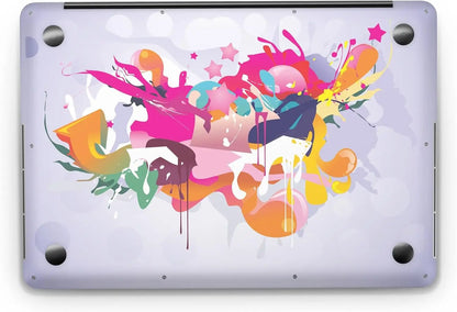 Sticker Master Color Design 1 Evrensel Sticker Dizüstü Bilgisayar Vinil Sticker Decal 12" 13" 13.3" 14" 15" 15.4" 15.6 inç Dizüstü Bilgisayar Çıkartma Koruyucu Macbook Asus Acer Hp Lenovo Huawei Dell İçin - Sticker Master