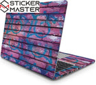 Graffiti Tuğla Laptop Sticker Sokak Sanatı Tasarımı | Sticker Master