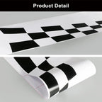 Sticker Master Yarış Çizgili Damalı Bayrak Araba Sticker Seti (2 Adet) Sticker Master