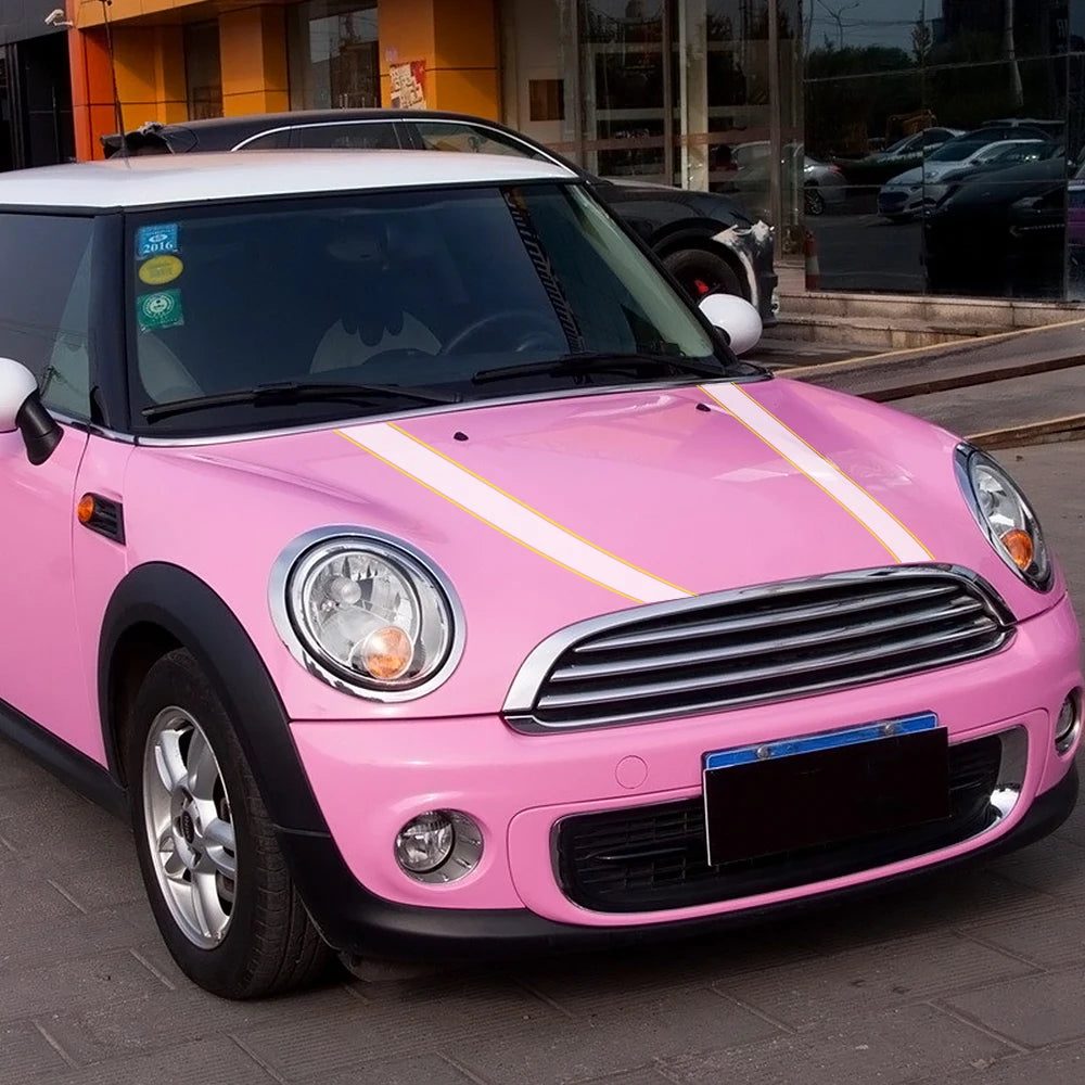 Mini Cooper Kaput Şerit Sticker Seti - Sticker Master