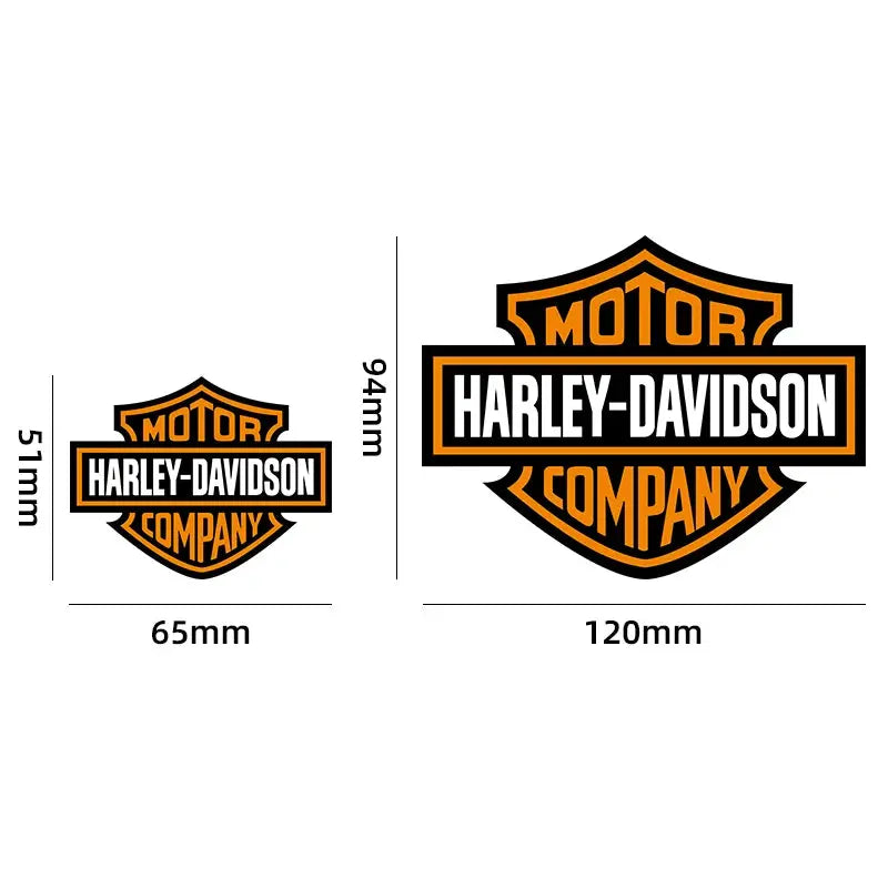 Harley Davidson Sticker Seti (2 Adet) | Bar & Shield Depo ve Kask Logosu Sticker Master
