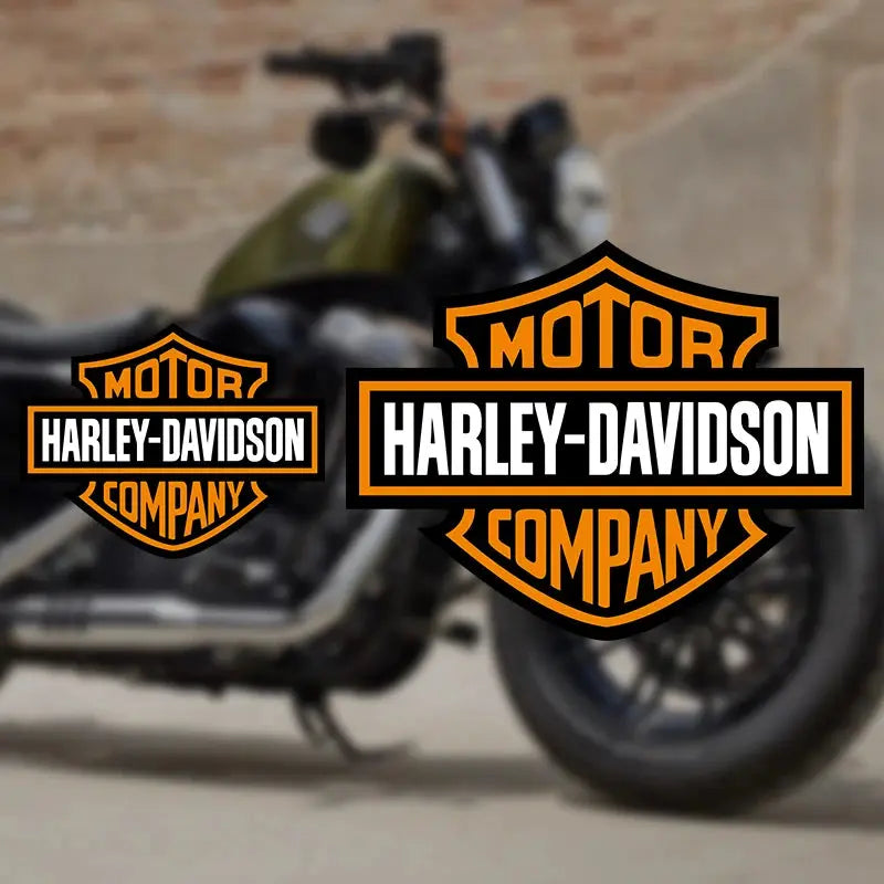 Harley Davidson Sticker Seti (2 Adet) | Bar & Shield Depo ve Kask Logosu Sticker Master