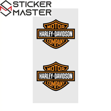 Harley Davidson Sticker Seti (2 Adet) | Bar & Shield Depo ve Kask Logosu Sticker Master