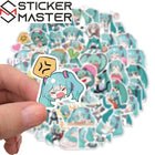 Hatsune Miku Sticker Seti (50 Adet) | Chibi & Anime | Sticker Master