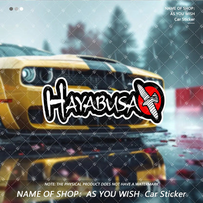 Hayabusa Graffiti Logo Sticker | Araç, Motor ve Laptop Sticker - Sticker Master