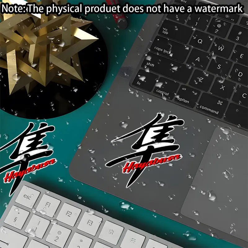 Hayabusa Kırmızı Yazılı Logo Sticker | Sticker Master - Sticker Master