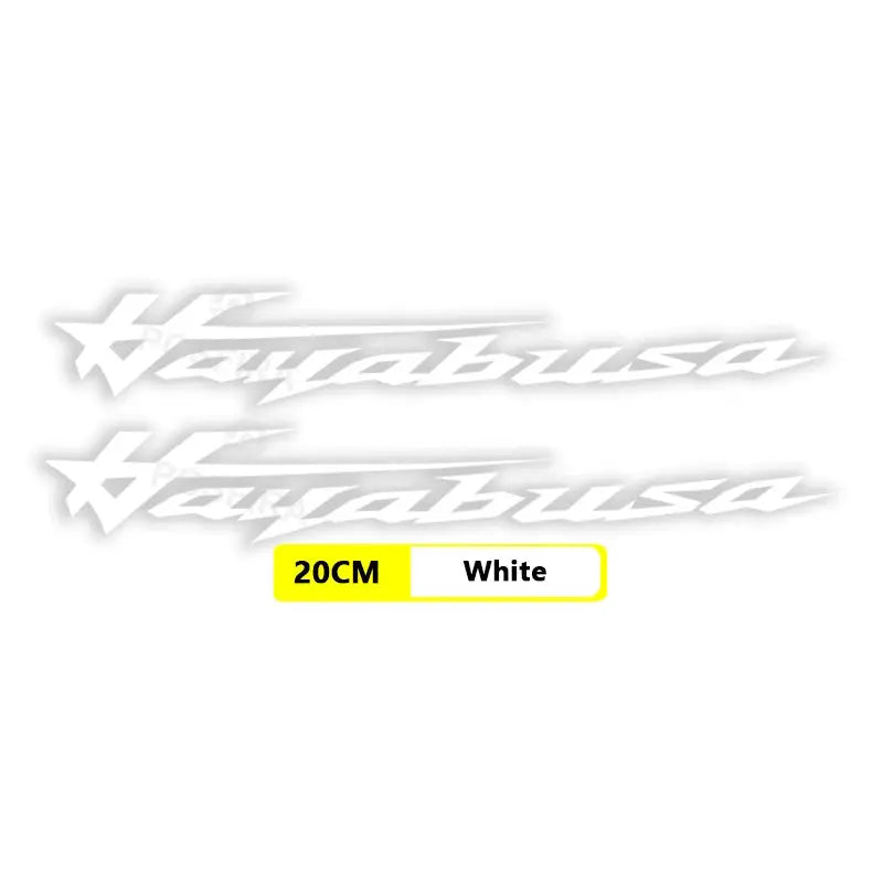 Hayabusa Yazı Tipi Sticker Seti