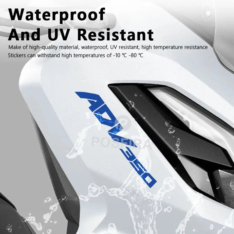 Honda ADV 350 Sticker Yan Grenaj Yazısı Logo | Sticker Master - Sticker Master