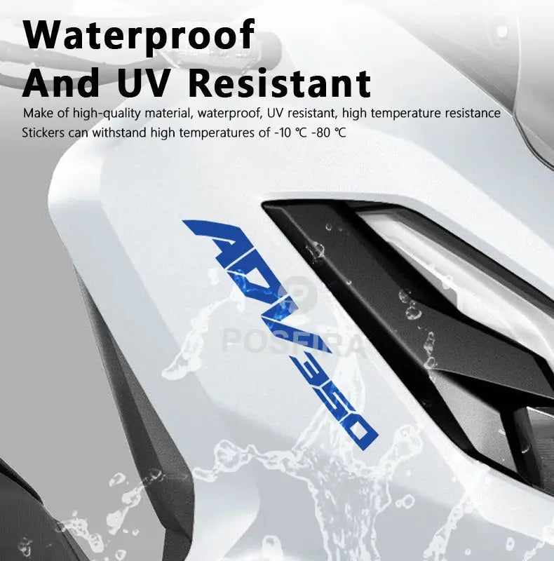 Honda ADV 350 Sticker Yan Grenaj Yazısı Logo | Sticker Master - Sticker Master