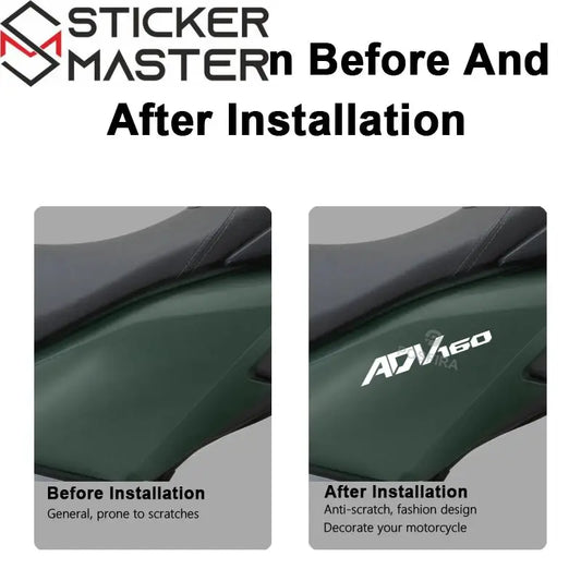 Honda ADV160 Sticker Seti | 2023-2025 Crossover Yan Grenaj Logosu - Sticker Master