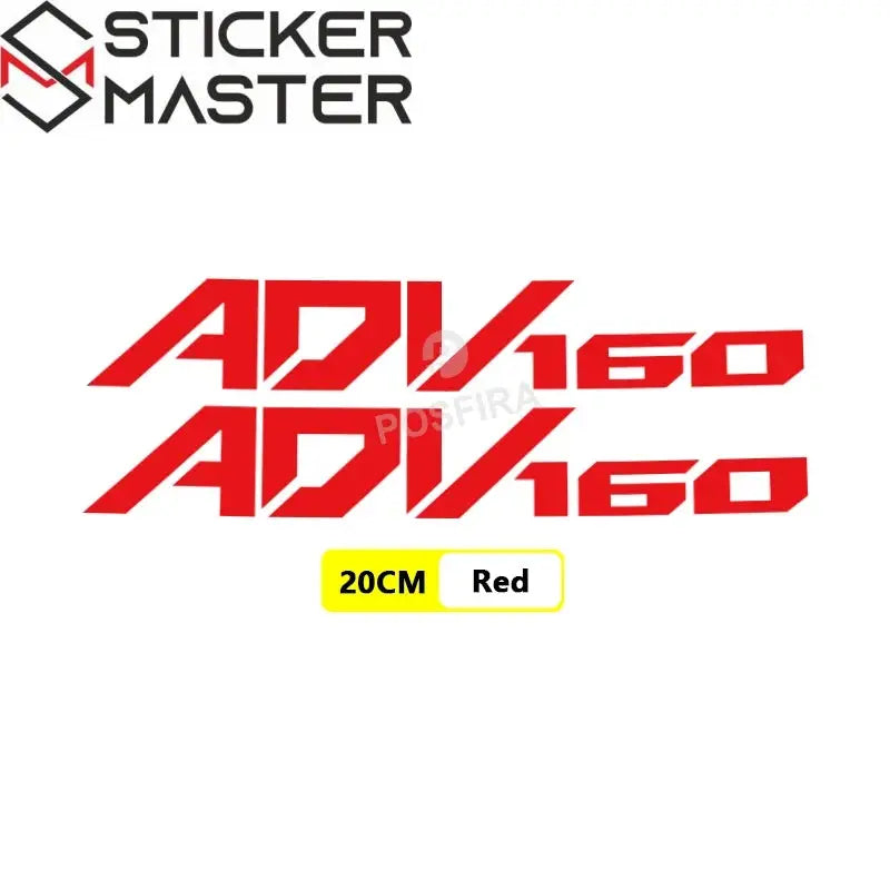 Honda ADV160 Sticker Seti | 2023-2025 Crossover Yan Grenaj Logosu - Sticker Master