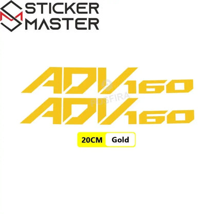 Honda ADV160 Sticker Seti | 2023-2025 Crossover Yan Grenaj Logosu - Sticker Master