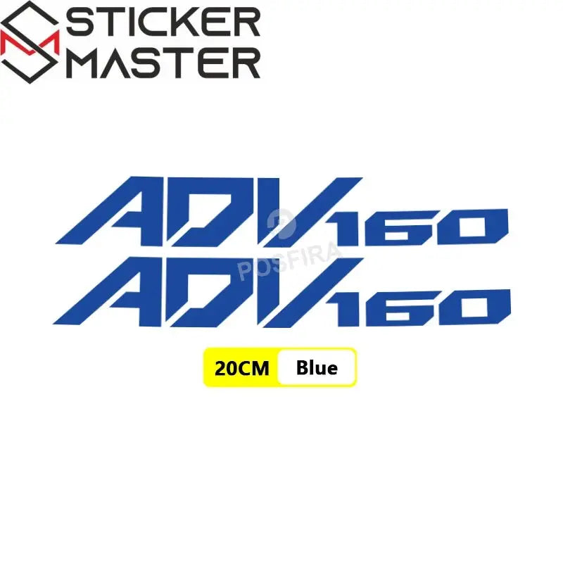 Honda ADV160 Sticker Seti | 2023-2025 Crossover Yan Grenaj Logosu - Sticker Master