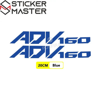 Honda ADV160 Sticker Seti | 2023-2025 Crossover Yan Grenaj Logosu - Sticker Master