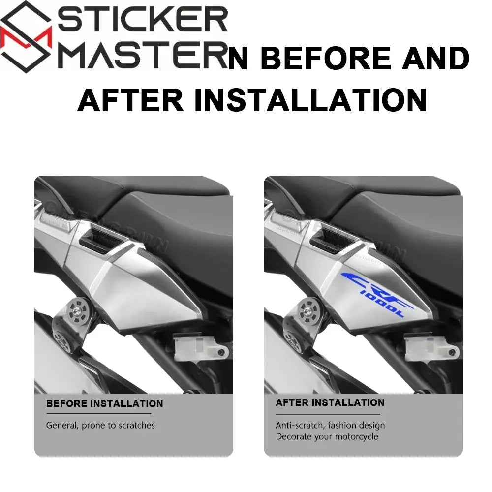 Honda Africa Twin Sticker | CRF1000L Arka Yan Grenaj Decal Seti (2016-2019) Sticker Master