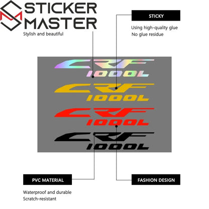 Honda Africa Twin Sticker | CRF1000L Arka Yan Grenaj Decal Seti (2016-2019) Sticker Master