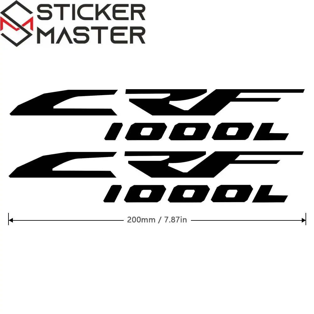 Honda Africa Twin Sticker | CRF1000L Arka Yan Grenaj Decal Seti (2016-2019) Sticker Master