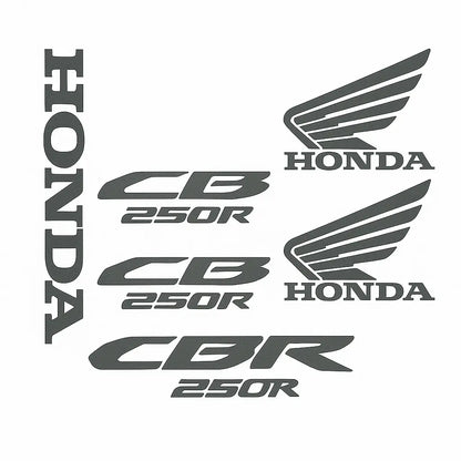Sticker Master Honda CB250R Sticker Seti – Tank, Kask, Gövde Uyumlu Etiket Takımı - Sticker Master