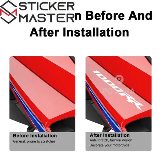Honda CBR 1000RR Sticker Seti | 2 Adet 12 CM Universal Logo (2004-2024) - Sticker Master