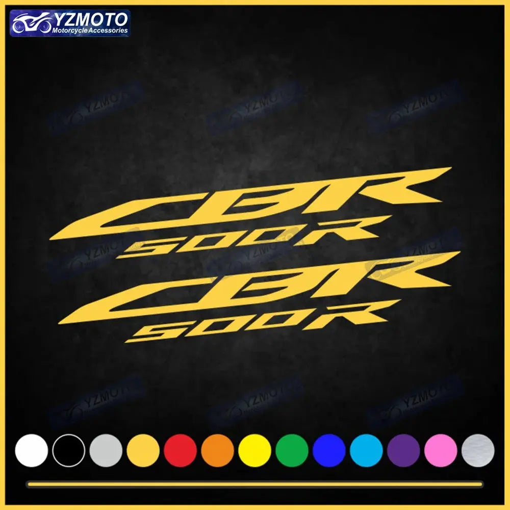 Honda CBR 500R Sticker Seti | Yan Grenaj Logosu (Her Renk) Sticker Master