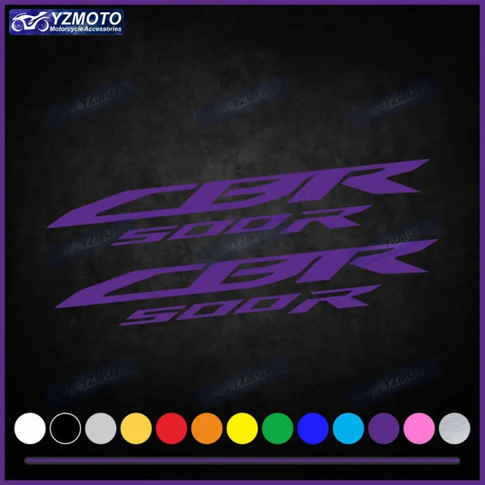 Honda CBR 500R Sticker Seti | Yan Grenaj Logosu (Her Renk) Sticker Master