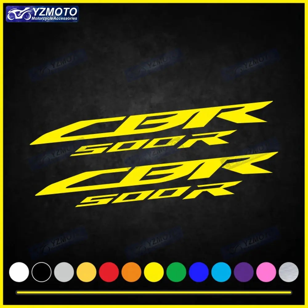 Honda CBR 500R Sticker Seti | Yan Grenaj Logosu (Her Renk) Sticker Master