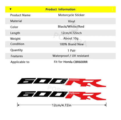 Honda CBR 600RR Sticker Seti | Sticker Master - Sticker Master