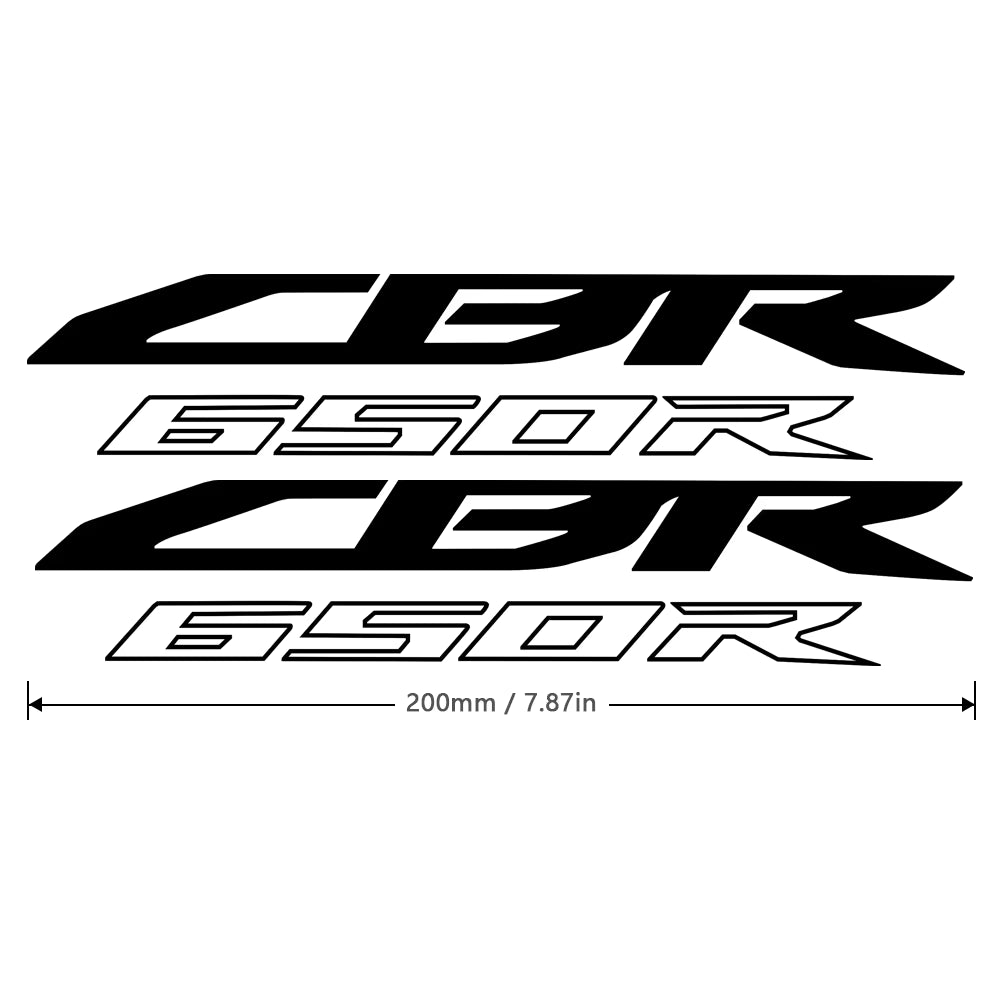 Honda CBR 650R Sticker Seti | Lazer Yan Grenaj Logosu (2019-2022) - Sticker Master
