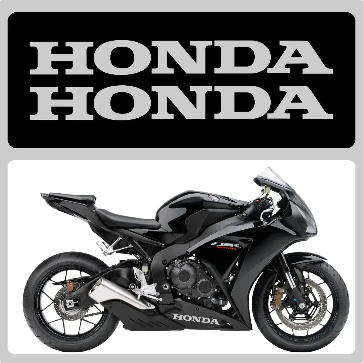 Sticker Master Honda CBR Serisi Uyumlu Yüksek Kaliteli Vinil Logo Sticker Seti - Sticker Master