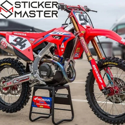 Honda CRF Sticker Seti | CRF 450R (21-24) ve 250R (22-24) HRC Grafik Kit Sticker Master