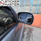 Honda Civic Ayna Sticker | Hologram ve Renkli JDM Decal Seti (2 Adet)