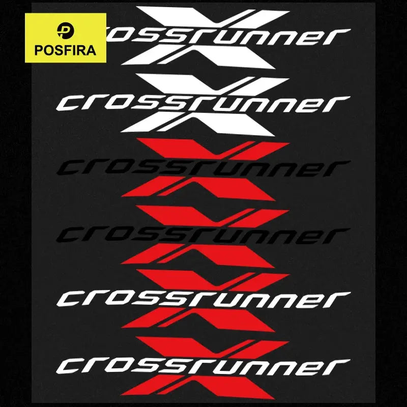Honda Crossrunner Sticker | VFR800X Uyumlu Yan Grenaj Logosu (2011-2020) Sticker Master