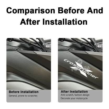 Honda Crossrunner Sticker | VFR800X Uyumlu Yan Grenaj Logosu (2011-2020) Sticker Master