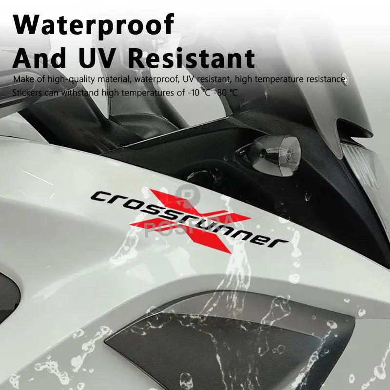 Honda Crossrunner Sticker | VFR800X Uyumlu Yan Grenaj Logosu (2011-2020) Sticker Master