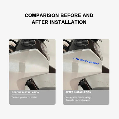 Sticker Master Honda VFR1200X CROSSTOURER Gövde Sticker Seti – Su Geçirmez Sportif Tasarım (2012-2020) - Sticker Master
