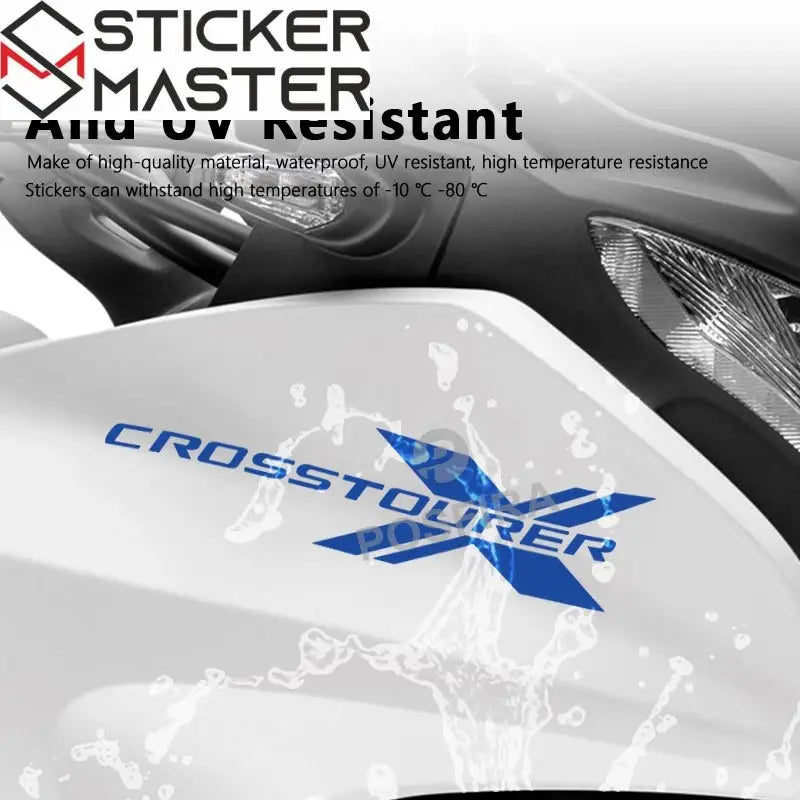 Honda Crosstourer VFR 1200X Sticker Seti | V4 Adventure Logosu - Sticker Master