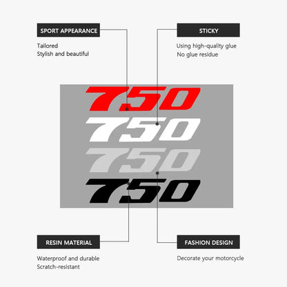 Honda Forza 750 Sticker Seti | Yan Grenaj 750 Logosu (Her Renk) Sticker Master