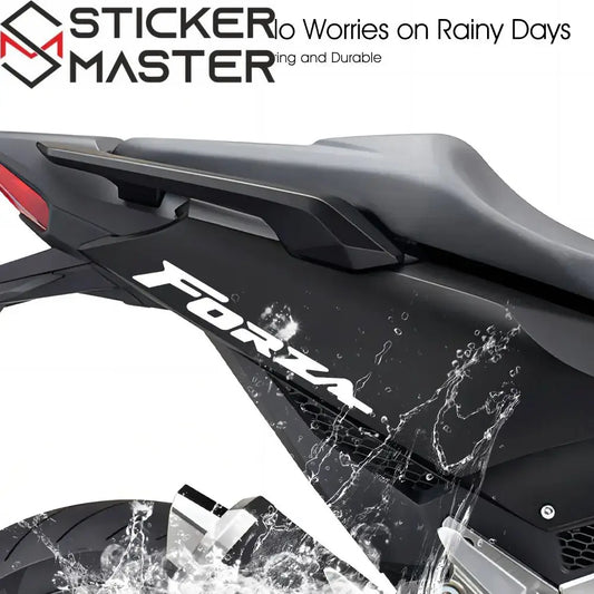 Honda Forza Sticker Seti | Forza 250/350/750 Sportif Logo (Her Renk) Sticker Master
