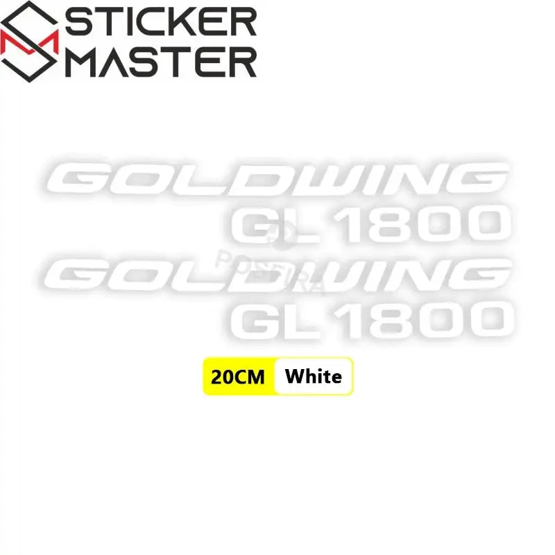 Honda Goldwing Sticker | GL 1800 Yan Grenaj ve Çanta Decal Seti (20 cm) - Sticker Master