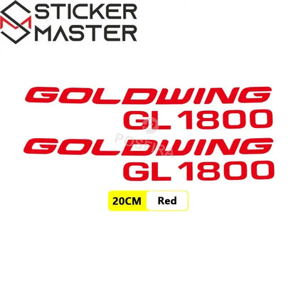 Honda Goldwing Sticker | GL 1800 Yan Grenaj ve Çanta Decal Seti (20 cm) - Sticker Master